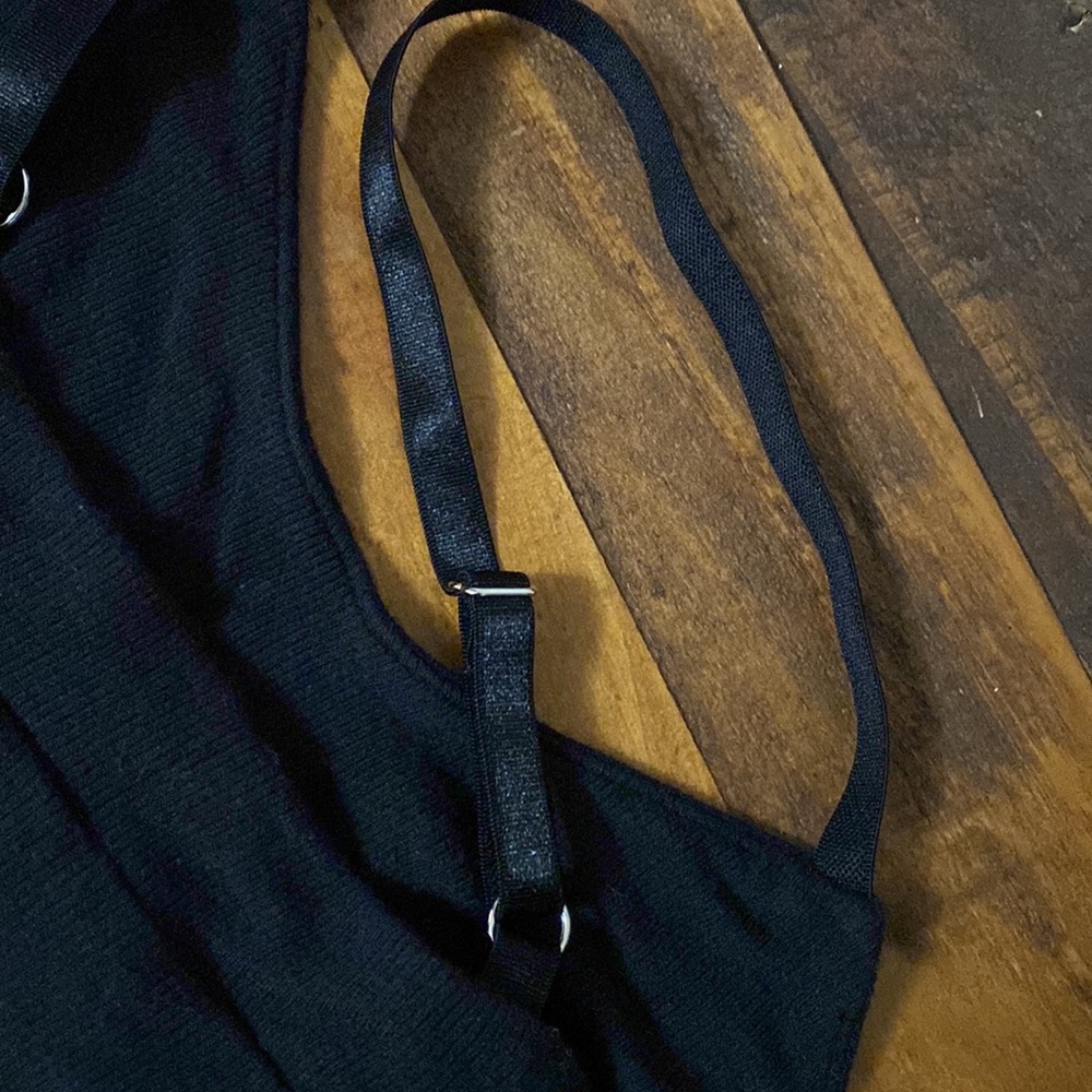 Athleta Well Rested Rib Sleep Bra Black - Picture 11 of 11
